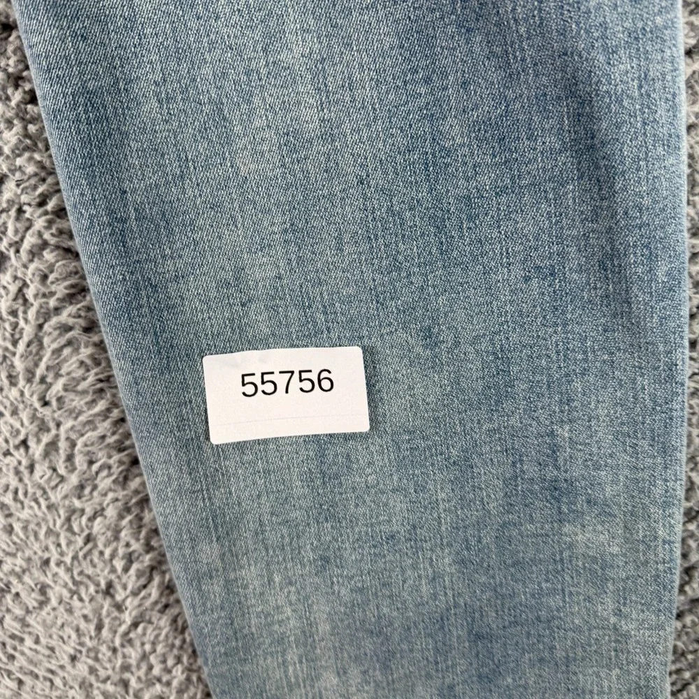Express Jeans Men's 40x35 Blue Cotton Denim Skinny Leg Faded Workwear Stretch